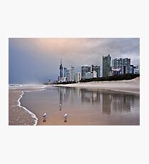 Dusk on the Gold Coast Photographic Print