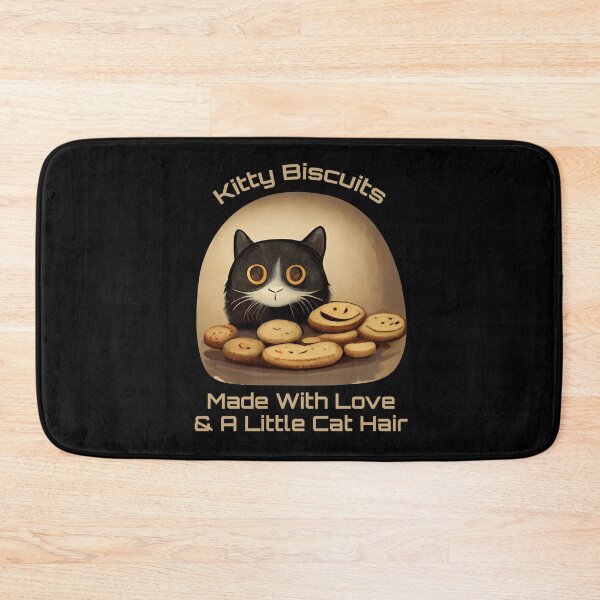 Item preview, Cute Black Funny Cat Making Biscuits With Love and Cat Hair designed and sold by MattsMultiverse.