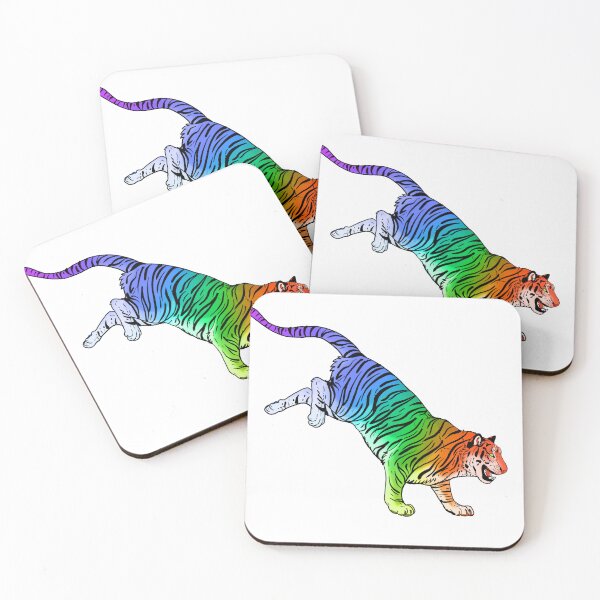 Item preview, Pride Tiger designed and sold by Stray Songdog.