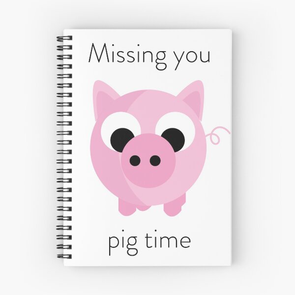 Item preview, Missing you pig time designed and sold by catcreations.