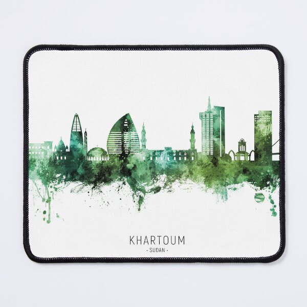 Item preview, Khartoum Sudan Skyline designed and sold by ArtPrints.