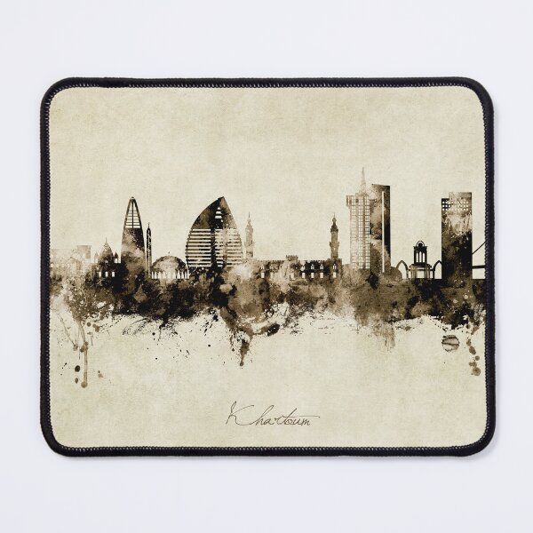 Item preview, Khartoum Sudan Skyline designed and sold by ArtPrints.