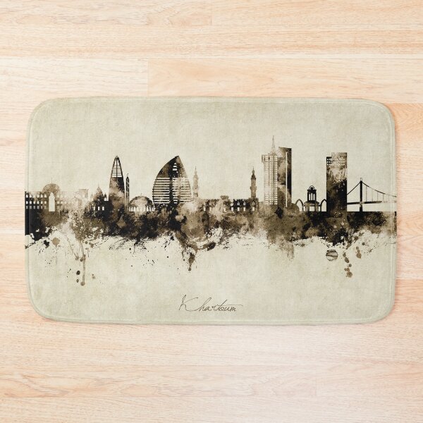 Item preview, Khartoum Sudan Skyline designed and sold by ArtPrints.