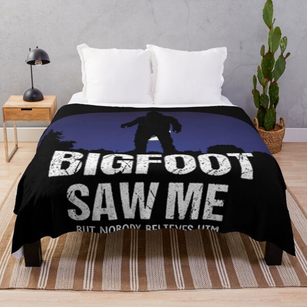 Item preview, Big foot saw me but nobody believes him shirts for men, big foot saw me but nobody believes him hats, big foot saw me but nobody believes him stickers designed and sold by Poussyarts.