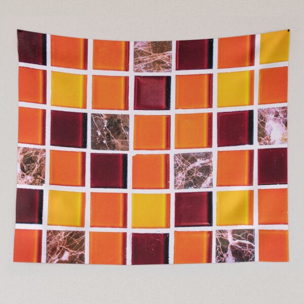 Item preview, PATTERN DESIGN STUDY #10 Multicolored Glass Tiles designed and sold by DEL-Productions.