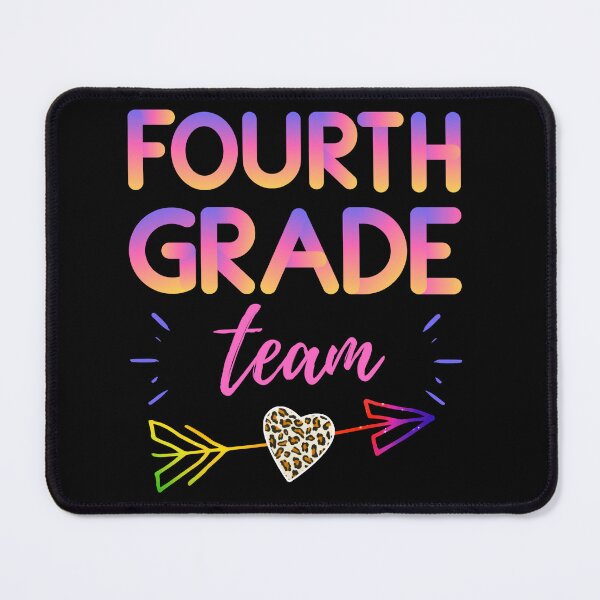 Item preview, 4th Grade Team Fourth Teacher Student Leopard Rainbow Squad designed and sold by CoolCreative.