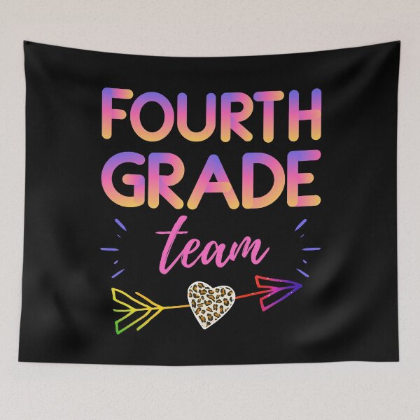 Item preview, 4th Grade Team Fourth Teacher Student Leopard Rainbow Squad designed and sold by CoolCreative.