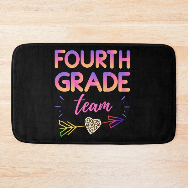 Item preview, 4th Grade Team Fourth Teacher Student Leopard Rainbow Squad designed and sold by CoolCreative.