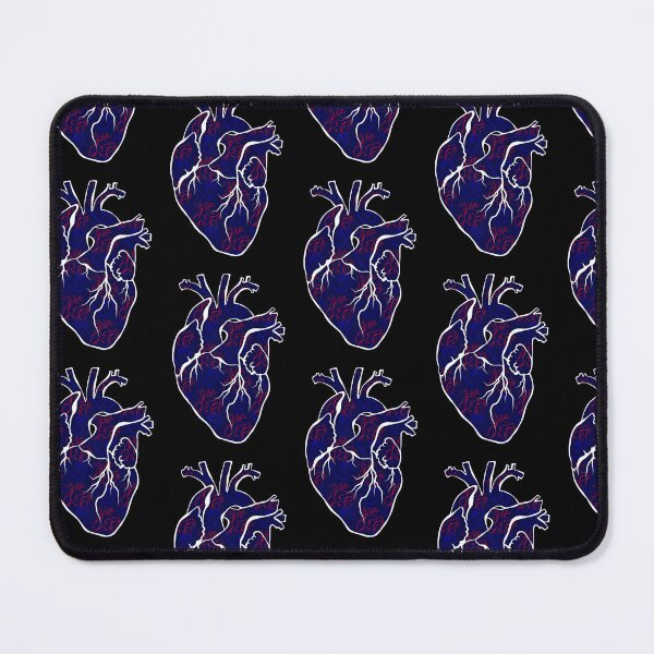 Item preview, Heartless- Neon Red and Neon Blue Anatomical Hearts Gothic Version 1 designed and sold by Galact1cFox.