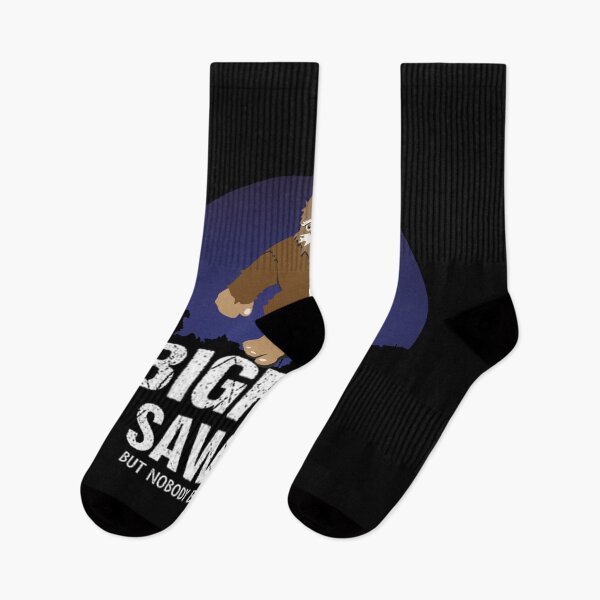 Item preview, Big foot saw me but nobody believes him shirts for men, big foot saw me but nobody believes him hats, big foot saw me but nobody believes him stickers  designed and sold by Poussyarts.