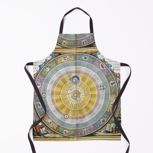 Item preview, Vintage Solar System Planetary chart showing Zodiac Signs and planets orbiting the Sun designed and sold by MagicStrawberry.