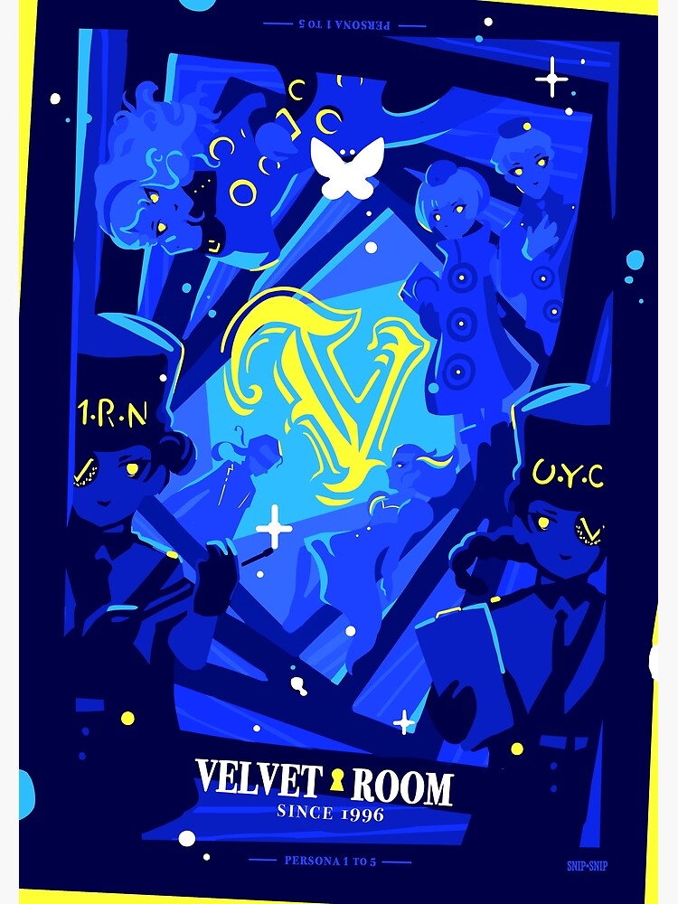 "Velvet Room" Poster for Sale by SnipSnipArt Redbubble