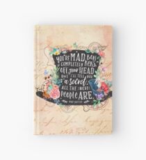 Mad Hatter Hardcover Journal