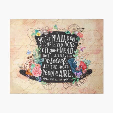 Item preview, Mad Hatter designed and sold by Stella Bookish Art.