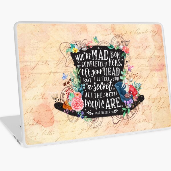 Vista previa del artículo con la obra «Sombrerero Loco», diseñado y vendido por Stella Bookish Art.