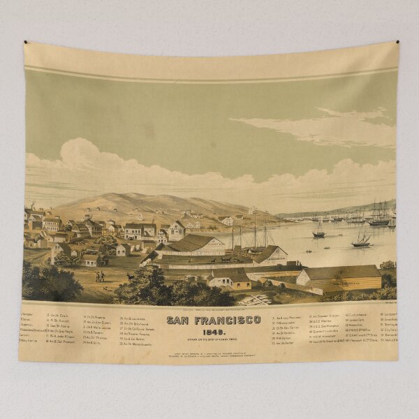 Item preview, San Francisco Bay (1849) designed and sold by allhistory.