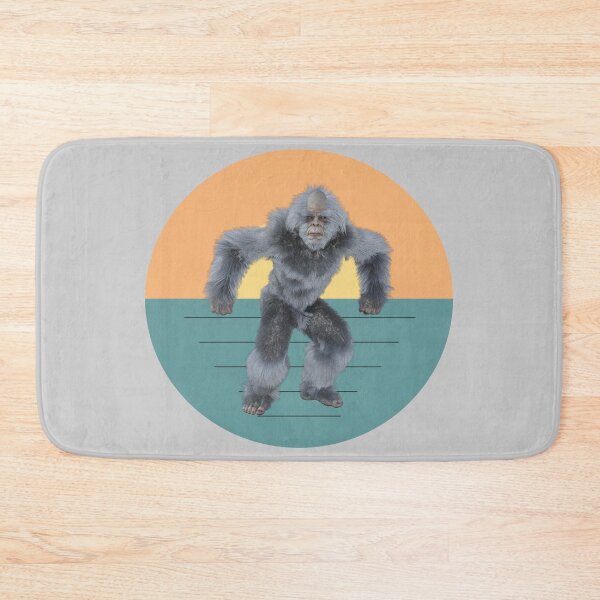 Item preview, Big foot shirts for men, big foot hats, big foot stickers, big foot o'clock, big foot masks, big foot phone cases, big foot shower curtain, big foot mats  designed and sold by Poussyarts.