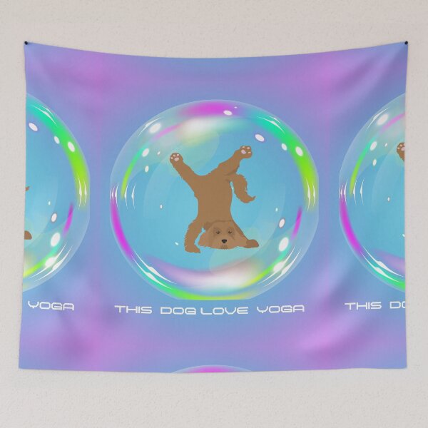 Item preview,  THIS DOG LOVE YOGE. designed and sold by marie1919.