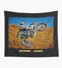 Tela decorativa MOTOCROSS EXTREME: Impresión de publicidad de carreras de motos