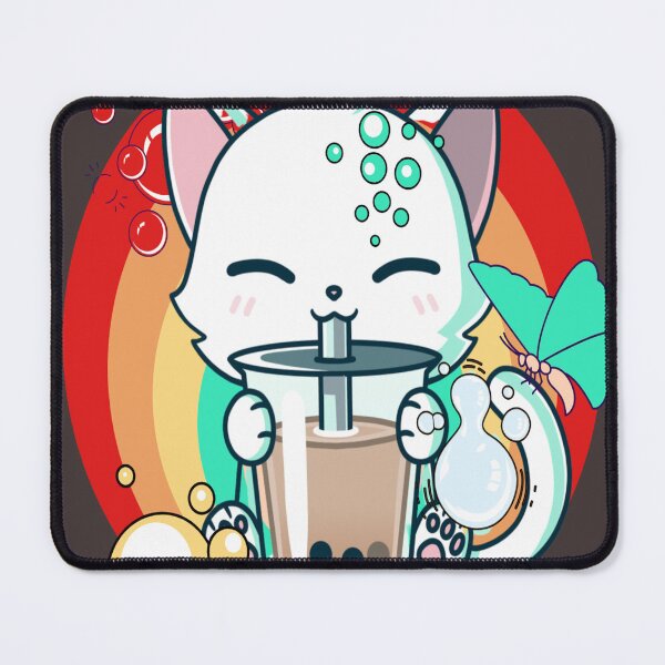 Item preview, Anime Kawaii Cat Boba Bubble Tea  designed and sold by Rockopolys.