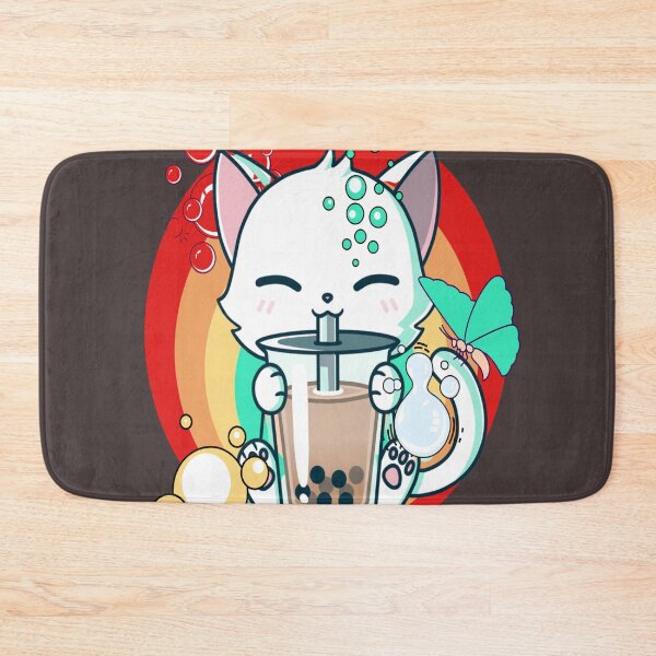 Item preview, Anime Kawaii Cat Boba Bubble Tea  designed and sold by Rockopolys.
