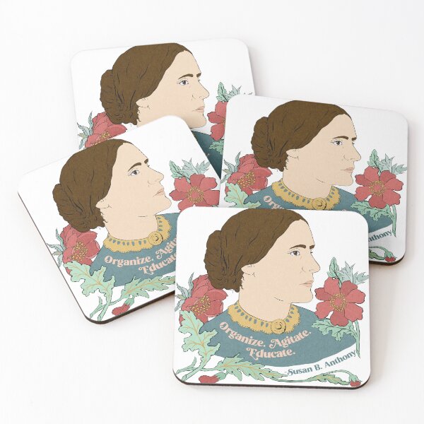 Item preview, Susan B Anthony: Organize Agitate Educate designed and sold by fabfeminist.