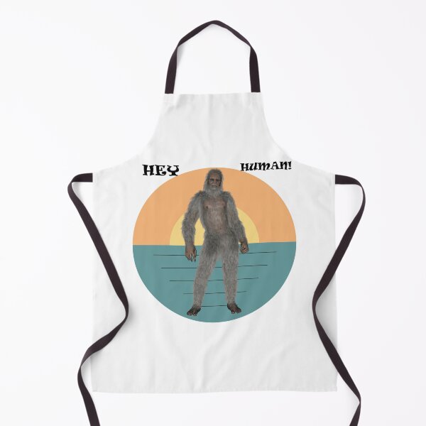 Item preview, Big foot hey human shirts for men, big foot hey human hats, big foot hey human stickers, big foot hey human o'clock, big foot hey human masks, big foot hey human phone cases designed and sold by Poussyarts.
