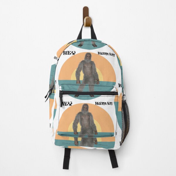 Item preview, Big foot hey human shirts for men, big foot hey human hats, big foot hey human stickers, big foot hey human o'clock, big foot hey human masks, big foot hey human phone cases designed and sold by Poussyarts.