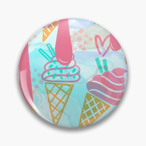Item preview, summer pink melting ice cream pattern designed and sold by Beeroclock.