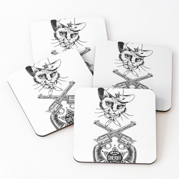 Item preview, sheriff cat product designed and sold by FandAstyle.