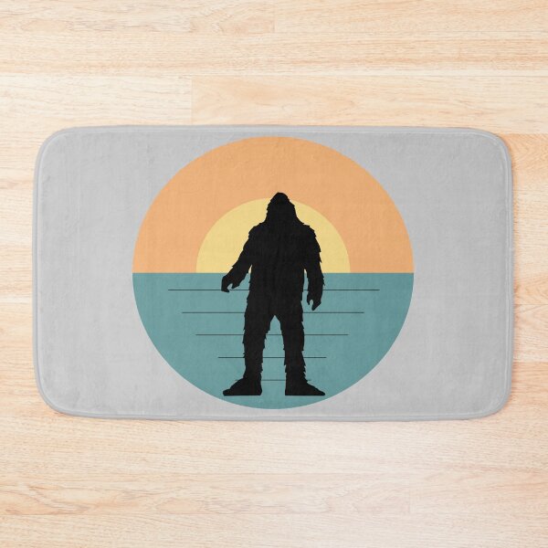Item preview,  Big foot shirts for men, big foot hats, big foot stickers, big foot o'clock, big foot masks, big foot phone cases, big foot shower curtain, big foot mats  designed and sold by Poussyarts.