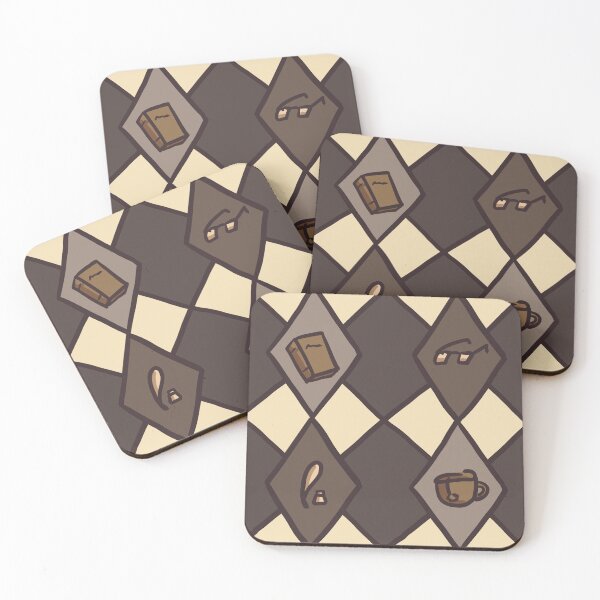 Item preview, Dark Academia Themed Geometric Pattern designed and sold by PinniPetal.