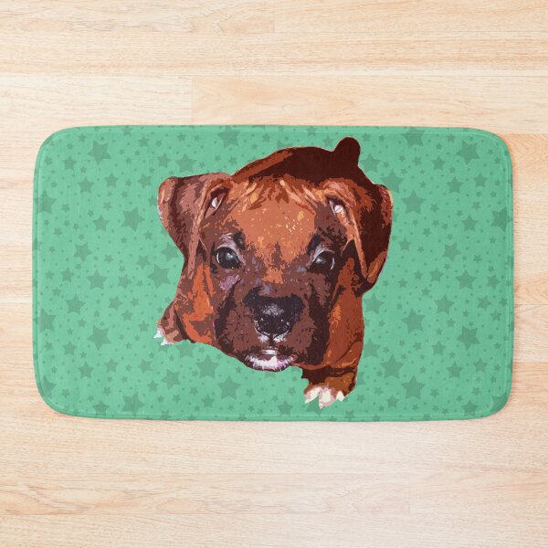 Item preview, Tikka Puppy - Boxer, Dog, Doggy, Doggo, Pupper, Stars, Starry, Green, Cute, Baby, Toes, Nose, Boop designed and sold by CanisPicta.