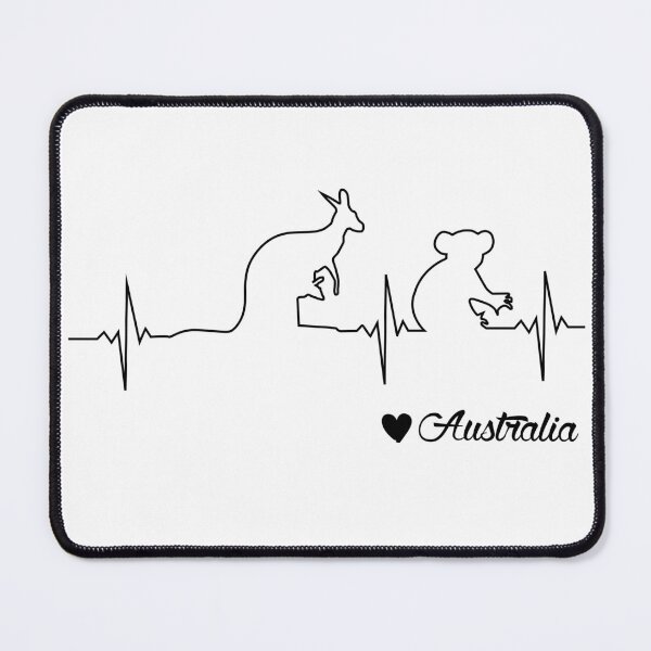 Item preview, Australia Heartbeat - Kangaroo and Koala Draw Gift designed and sold by NUMAcreations.