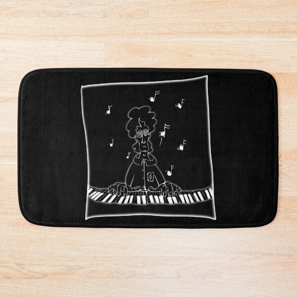 Item preview, False note... Piano. In White on Black 2. designed and sold by AtelierFafard.