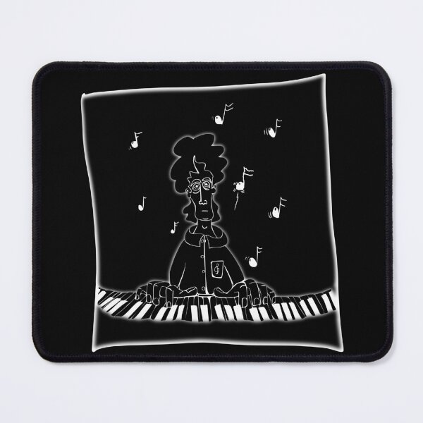 Item preview, False note... Piano. In White on Black 2. designed and sold by AtelierFafard.