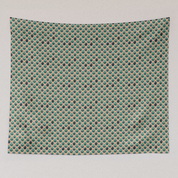 Item preview, Succulent cactus repeating pattern 2 designed and sold by StoneyPhenix.