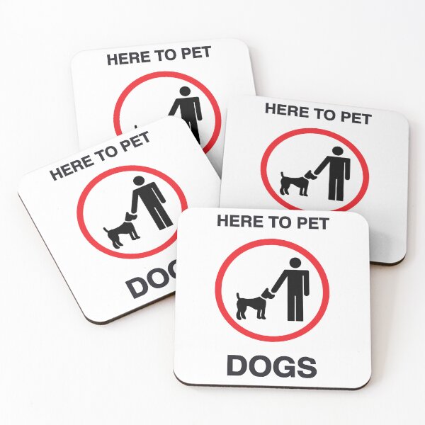 Item preview, Here to Pet Dogs designed and sold by ShirtTurtle.