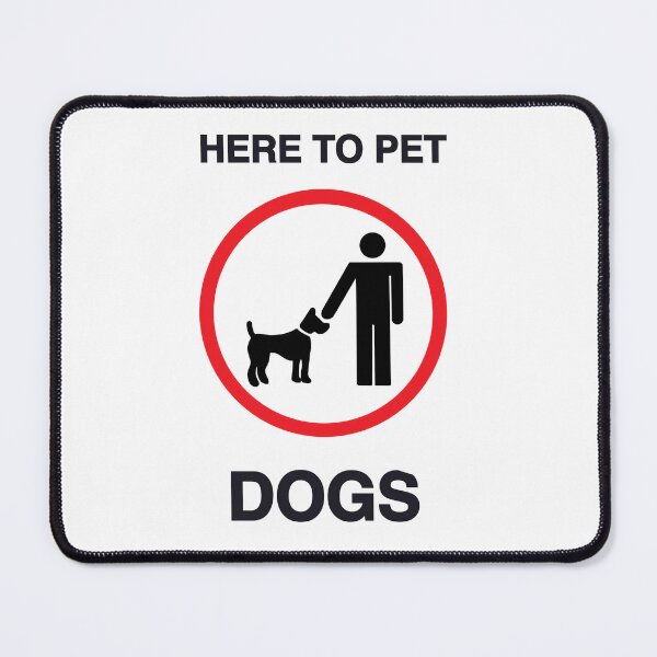 Item preview, Here to Pet Dogs designed and sold by ShirtTurtle.