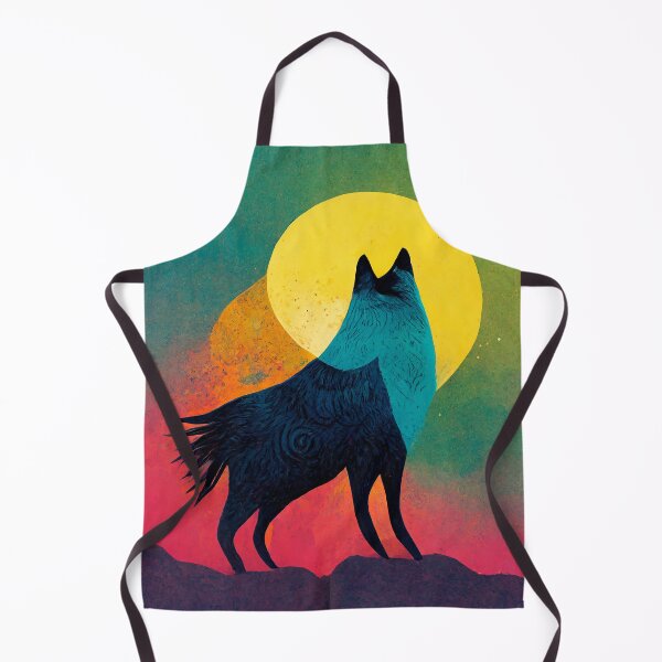 Item preview, Be Strong As A Wolf Colorful Moon Illustrated No Text designed and sold by MattsMultiverse.