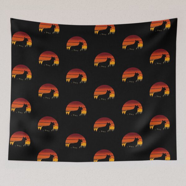 Item preview,  Vintage Country Yellowstone Sky Corgi Dog Gift  designed and sold by Guarddogdrive.