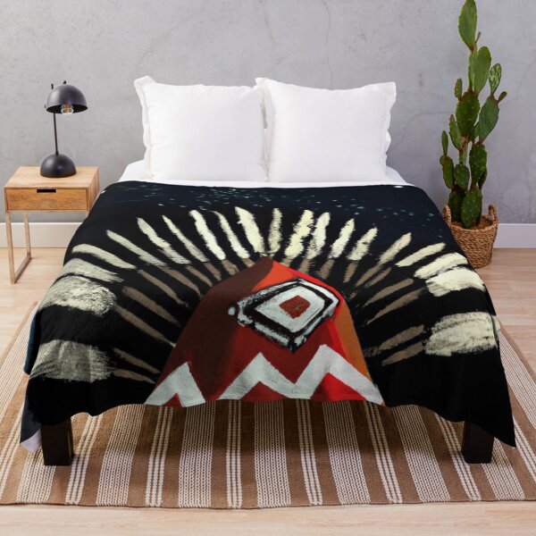 Item preview, American Indian Art Style Night Scene designed and sold by Parag's Travel Shop.
