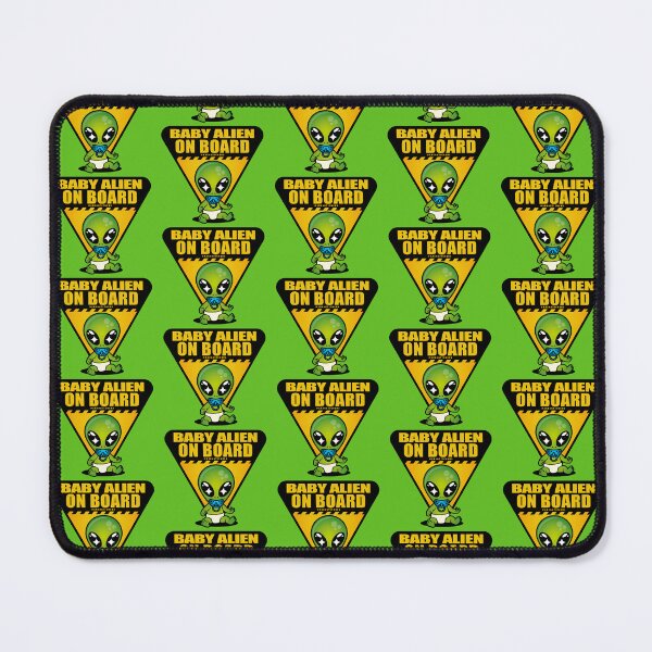Item preview, Signal - Baby alien on board designed and sold by AreaStickers.