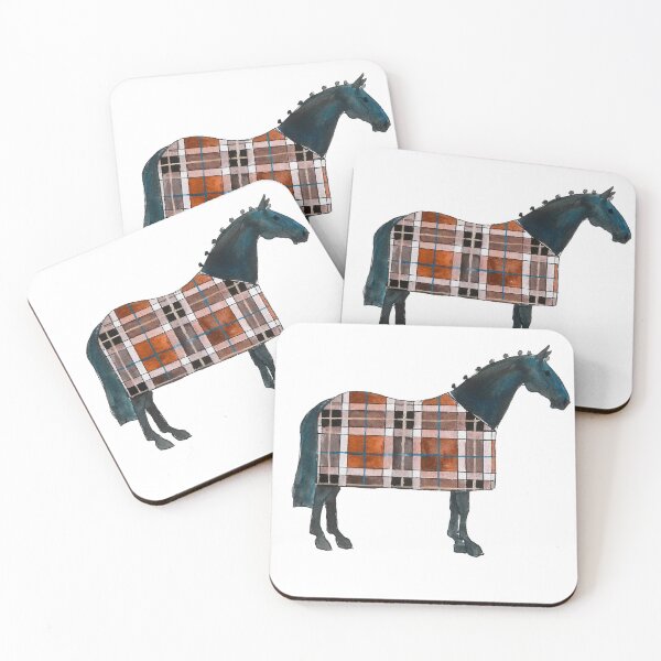 Item preview, the Tartan Pony- Autumn Colours designed and sold by Lavender Woodman.