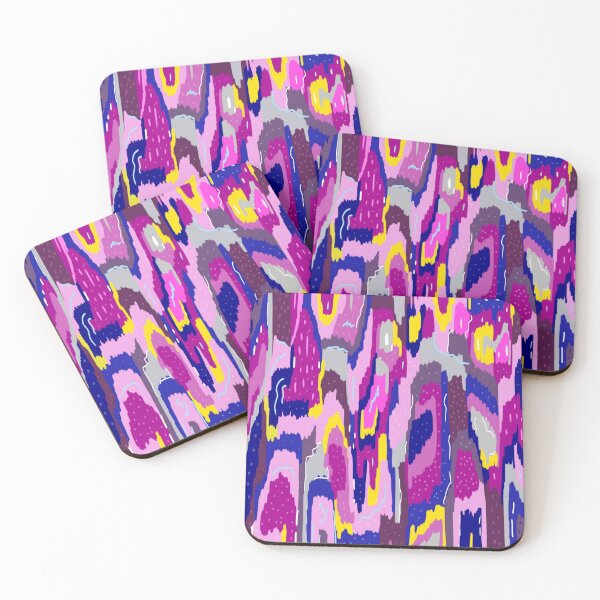 Item preview, Funky Colorful Abstract Painting designed and sold by DanielleGensler.