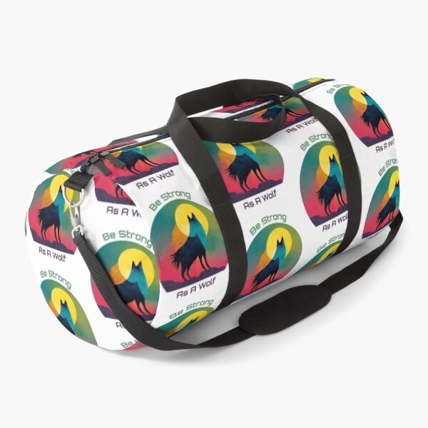 Item preview, Be Strong As A Wolf Colorful Moon Illustrated designed and sold by MattsMultiverse.