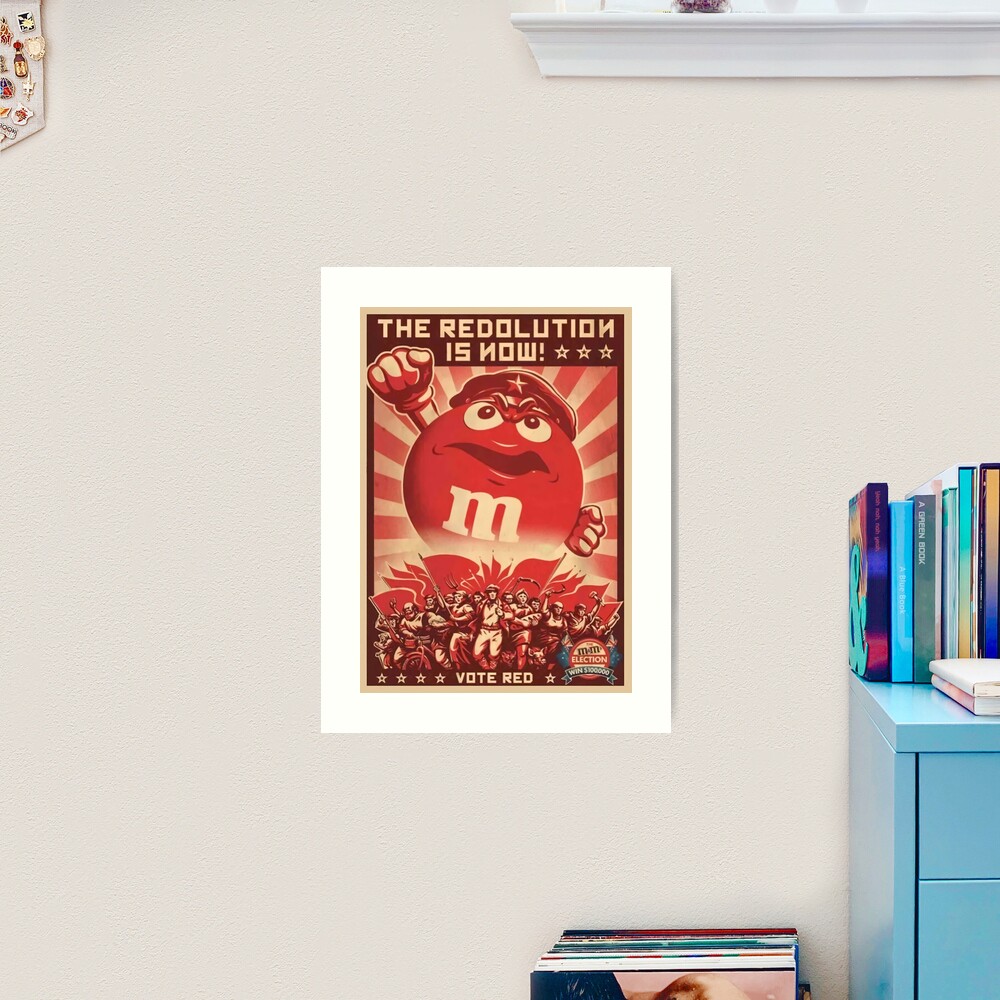 Advertising M&M communism  Photographic Print for Sale by PoliticsPrint