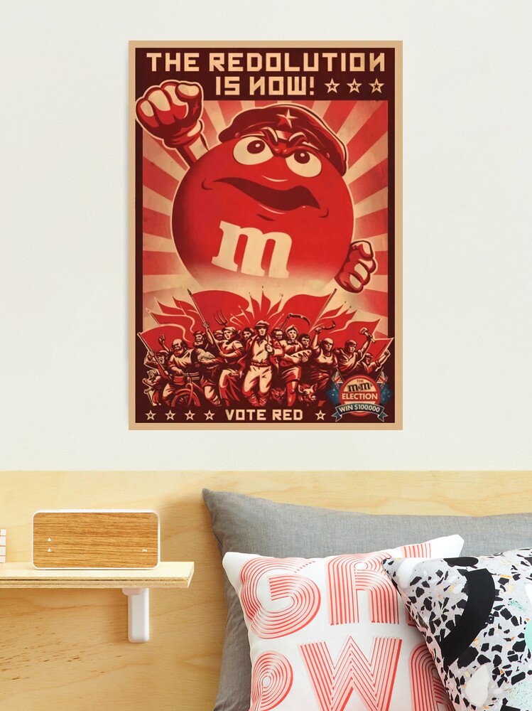 Advertising M&M communism  Photographic Print for Sale by PoliticsPrint