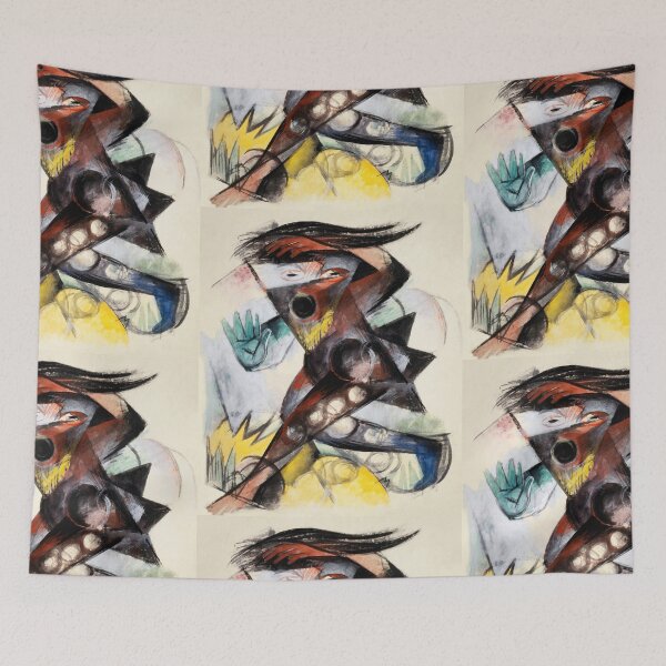 Item preview, Franz Marc caliban - famous painting  designed and sold by PuzzleWuzzle.