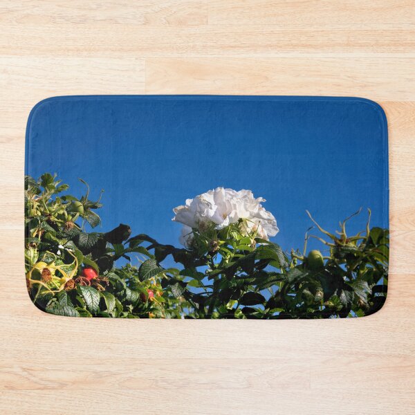 Item preview, White Dog Rose under a clear blue sky designed and sold by Violaman.